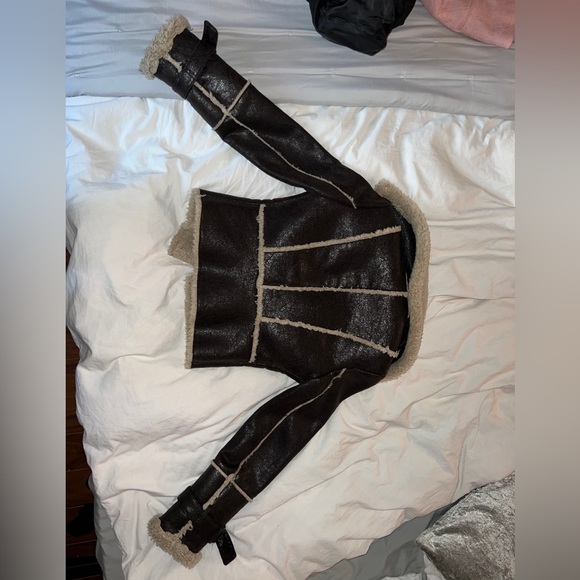 Vintage faux shearling coat - Picture 7 of 10